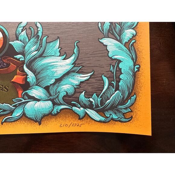 Dave Matthews Band SPAC N1 Hitchhiking Animals Poster 7/18/25 Winters NEW - Picture 4 of 5